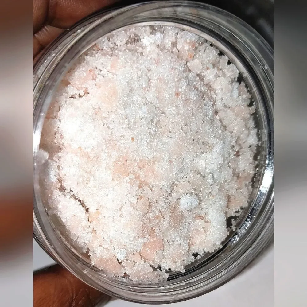Hand crafted limited edition cotton candy emulsified sugar scrub 6 oz
